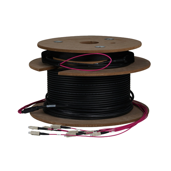 Trunkkabel U-DQ(ZN)BH 12G 50/125, SC/SC, OM4 150m