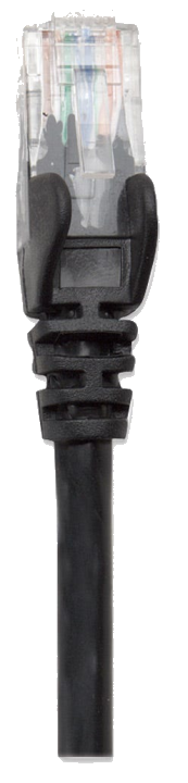 INTELLINET Patchkabel RJ45 U/UTP Cat5e 3.0m Hebelschutz schw
