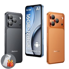 Blackview WAVE 7C 4G Smartphone 16GB+128GB 6,56" Android 16 Dual SIM Handy 32MP