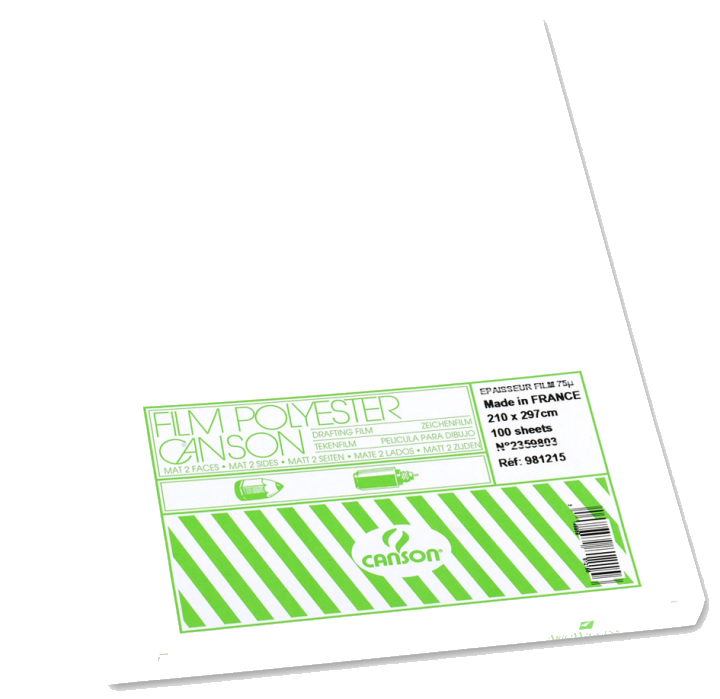CANSON Zeichen-Polyester, A3, 75 my