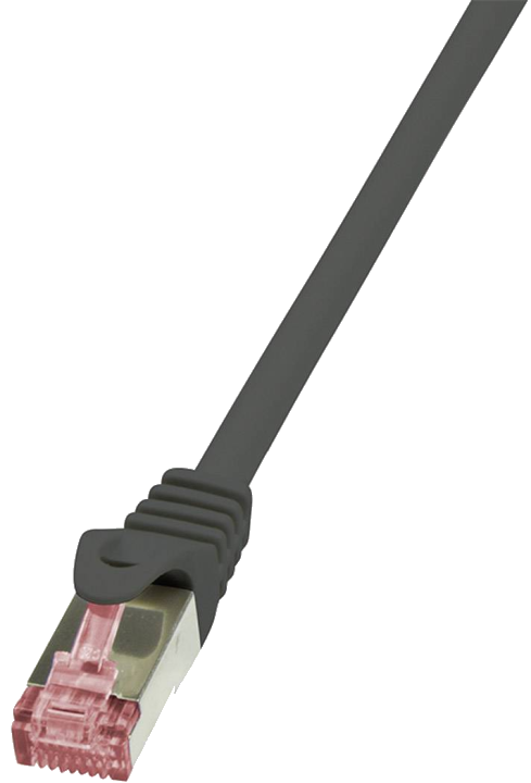 LogiLink Patchkabel, Kat. 6, S/FTP, 2,0 m, schwarz