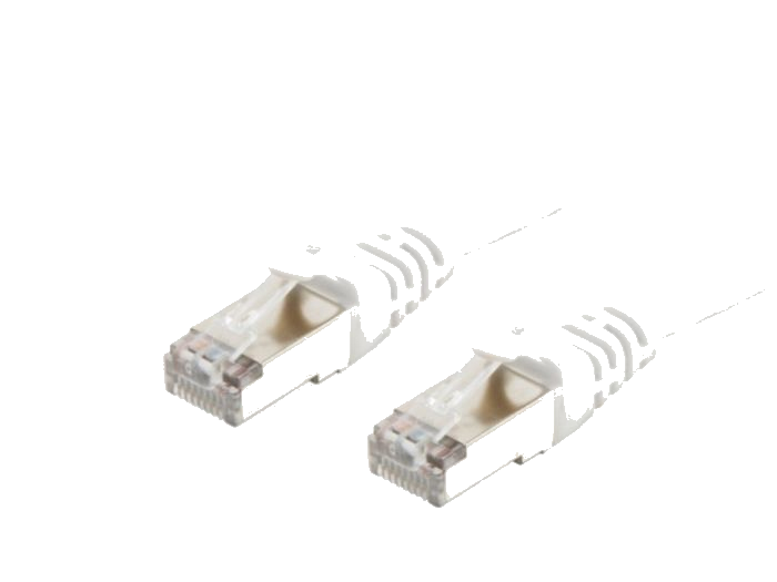 Equip Patchkabel Cat6A S/FTP 2xRJ45 0.15m weiß LSZH Polybeutel