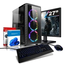 Komplett Gaming PC - Ryzen 9 6900HX | 32GB RAM | 2TB SSD | RTX 5060 | 27" TFT