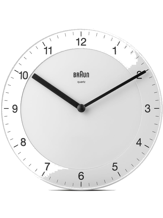 Braun BC06W Klassik Wanduhr