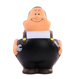 Herr Bert® Anti-Stress-Figuren Schrauber Bert, schwarz