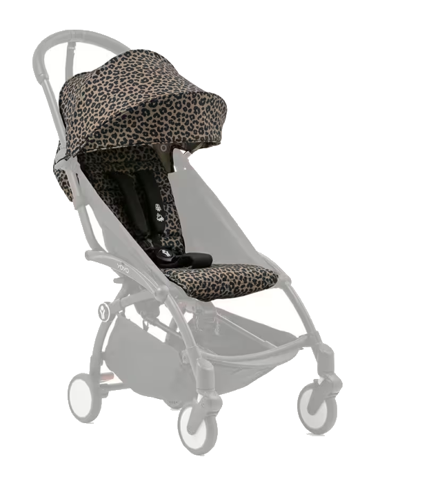 Stokke® YOYO® 6+ Textilset für Kinderwagen Leopard