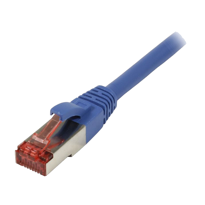 Synergy21 Patchkabel RJ45, CAT6 250Mhz, 0,15m blau, S-STP(S/FTP), TPE/LSZH(Superflex),