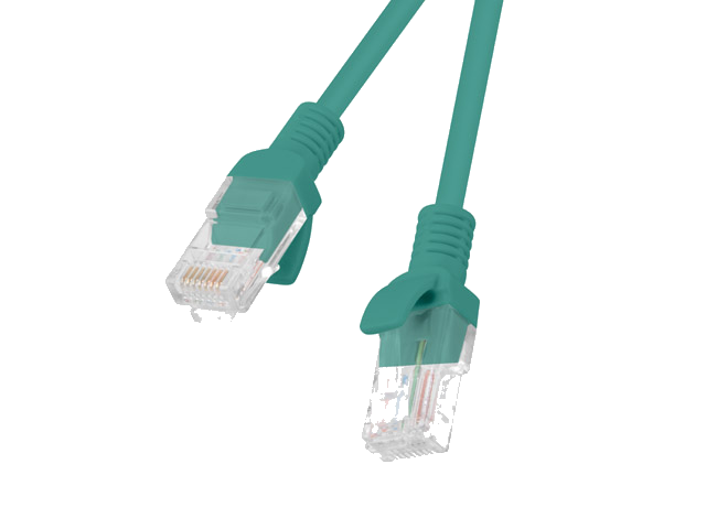 LANBERG Patchkabel CAT.6 UTP 0,5m Fluke Zertifikat gn