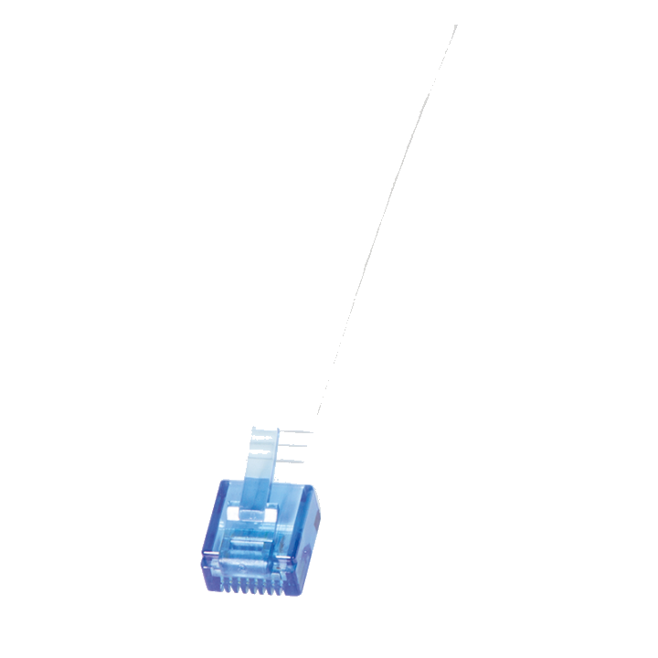 Logilink Flachpatchkabel RJ45 U/UTP Cat6 3.00m weiß