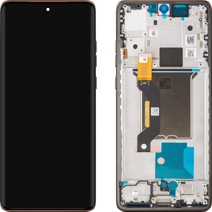 Display mit Touchscreen Motorola Edge 60 Fusion, mit Rahmen, Braun (Mocha Mousse), Service Pack 5D68C30578