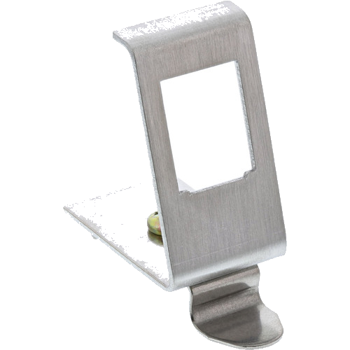 InLine® Keystone SNAP-In Metall-Modulhalter, 1-fach für Hutschiene