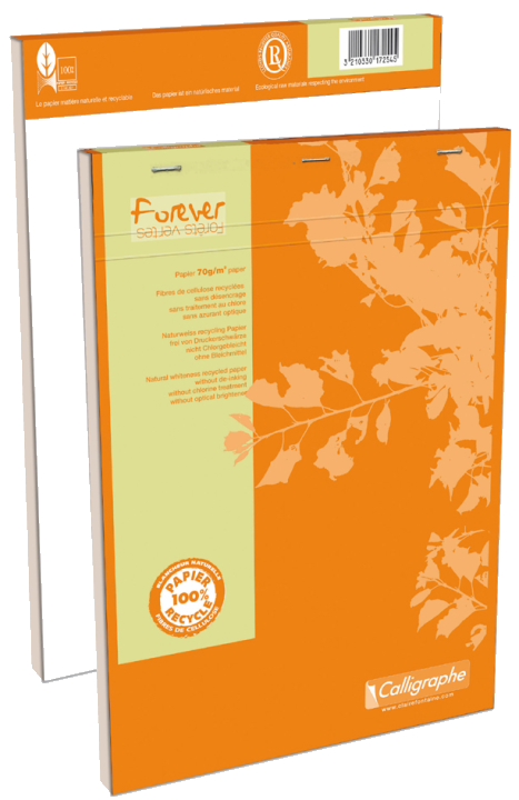 Calligraphe Notizblock Forever, A4, 100 Blatt, kariert