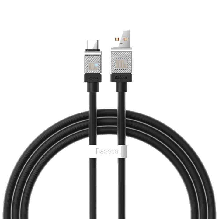 USB-A - USB-C Daten- und Ladekabel Baseus CoolPlay, 100W, 2m, Schwarz CAKW000701