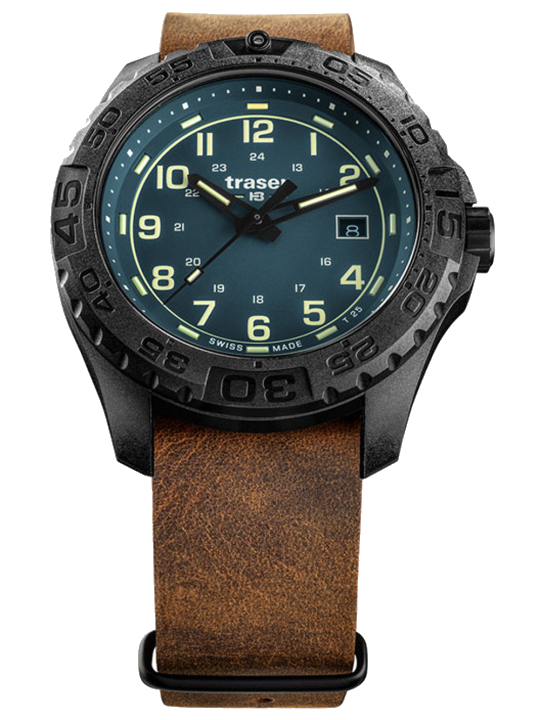 Traser H3 109040 P96 OdP Evolution petrol Herrenuhr 44mm 20ATM