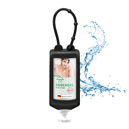Duschgel, inkl. Druck auf Body Label, Bumper 50 ml, schwarz