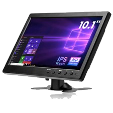 10.1" Monitor LCD Mini Fernseher Computer Anzeige PC TV Display BNC/AV/VGA/HDMI