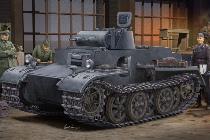 German Pfzkpfw.IAusf.F(VK1801)-Early