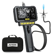 AUTOOL Endoskop Kamera KFZ 1080P HD Inspektionskamera 2-Weg 210° Gelenkendoskop