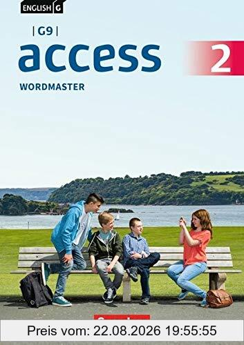 English G Access - G9 - Ausgabe 2019: Band 2: 6. Schuljahr - Wordmaster mit Lösungen: Vokabelübungsheft