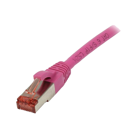 Synergy21 Patchkabel RJ45, CAT6 250Mhz, 2m magenta, S-STP(S/FTP), TPE/LSZH(Superflex)
