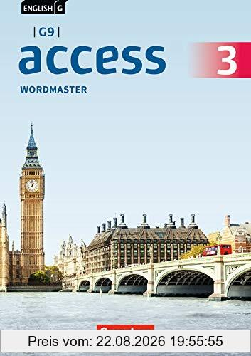 English G Access - G9 - Ausgabe 2019: Band 3: 7. Schuljahr - Wordmaster mit Lösungen: Vokabelübungsheft