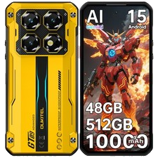 OUKITEL WP60 Outdoor Handy 5G 48GB+512GB 10000mAh Android 15 Smartphone 7.2 Zoll