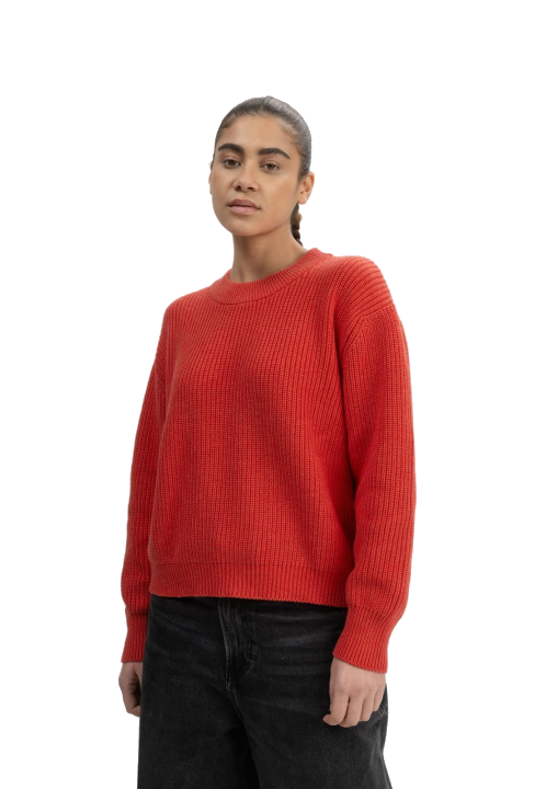 MELA Rippstrick Pullover Style ADAH aus 100% Bio-Baumwolle