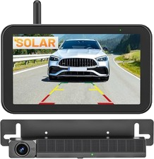 Solar Rückfahrkamera Kabellos, 5" Digital Rückfahrkamera
