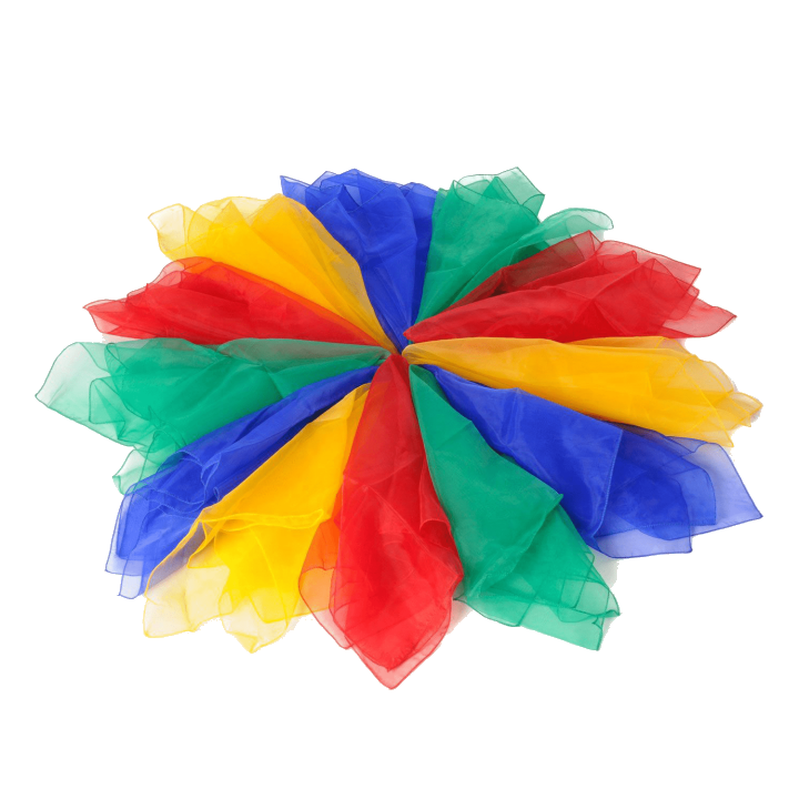 12 Kawanyo Jonglier- und Tanztücher MAXI 130x130cm