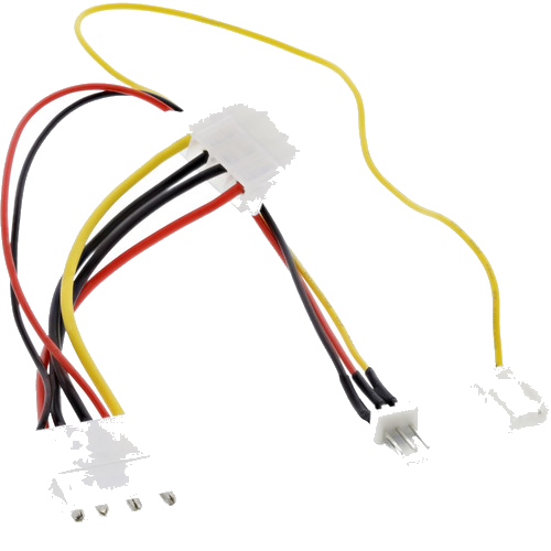 InLine® Lüfter Adapterkabel, 12V zu 7V, mit Tachosignal