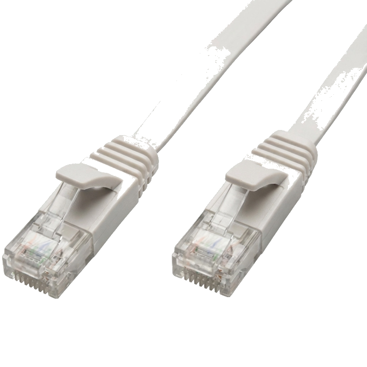 CAPTIVA Kabel Patchkabel CAT 6a Kabel für Netzwerk, LAN und Ethernet 0,5m wei Computer-Kabel