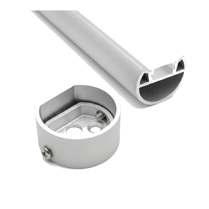 Synergy 21 LED U-Profil zub ALU077 Endkappe / Set