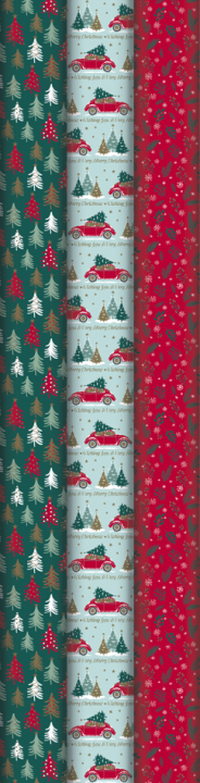 Clairefontaine Weihnachts-Geschenkpapier , Alliance II,