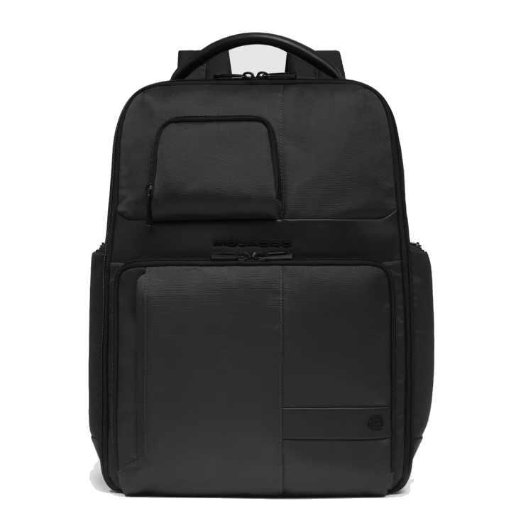 Piquadro W129 Reise-Rucksack mit Laptop-Fach 17" Schwarz