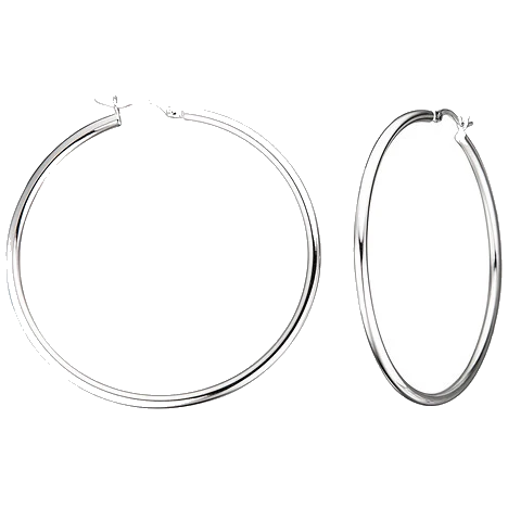 Creolen rund 925 Sterling Silber Ohrringe Silberohrringe Silbercreolen