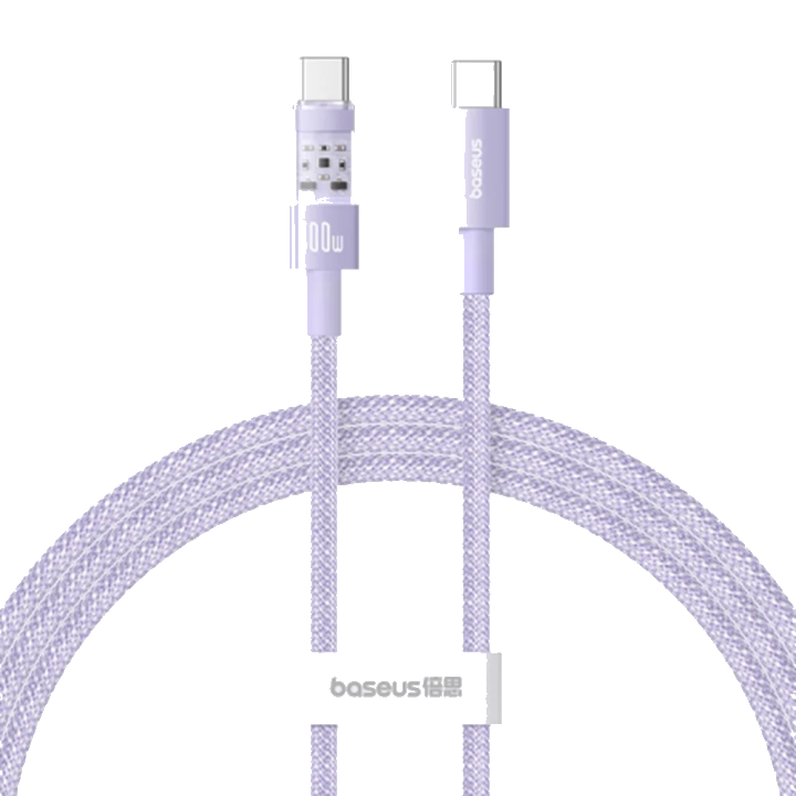 Daten- und Ladekabel USB-C - USB-C Baseus Gem, 100W, 1m, Lila P10373000511-00