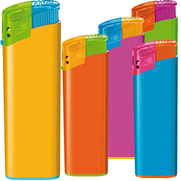 Werbefeuerzeuge Colour, farblich sortiert, Bunt
