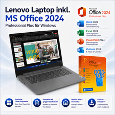 Lenovo 17" Laptop Intel /5 x 4,3Ghz/ bis 24 GB / bis 2TB Win11 + MS Office 2024