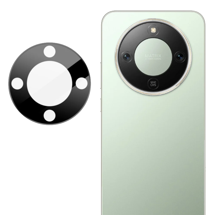 Schutzfolie Techsuit für die Rückkamera des Honor Magic8 Lite, gehärtetes Glas, Schwarz