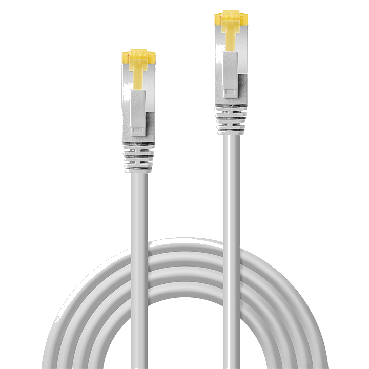 LINDY Patchkabel Cat6A S/FTP LSZH Cat7 Rohkabel grau 0.50m