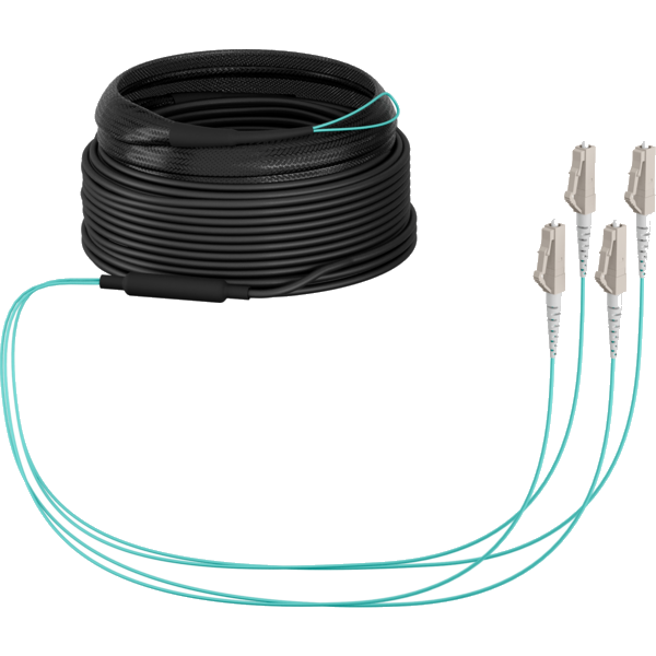 Trunkkabel U-DQ(ZN)BH OM3 4G (1x4) LC-LC, 40m Dca LSZH
