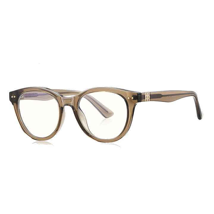 Computerbrille für Männer Techsuit 2231, Anti-Blue Light, Hellbraun
