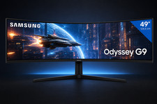 Samsung Odyssey G9 LC49HG90DMUXEN / 49-Zoll Curved Gaming-Monitor / QLED / 32:9
