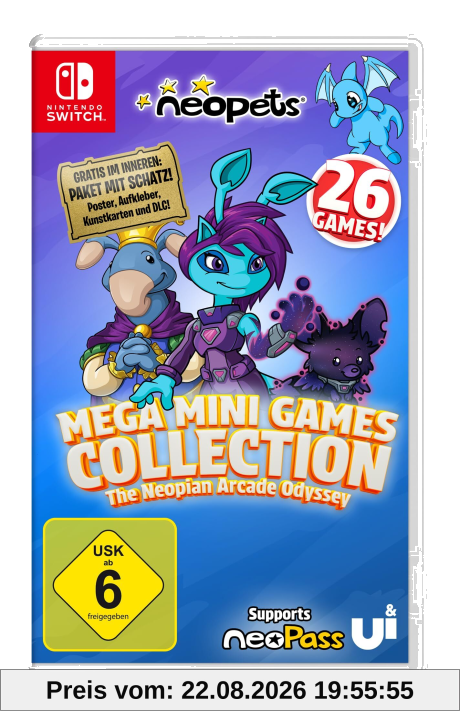 Neopets - Mega Mini Games Collection - The Neopian Arcade Odyssey - Day 1 Edition - Switch