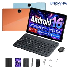 Blackview ZENO 5 11 Zoll Android 16 Tablet 32(8+24)GB+128GB+2TB 1080P FHD Gemini