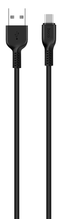 USB-A - USB-C Daten- und Ladekabel HOCO Flash X20, 18W, 2m, Schwarz