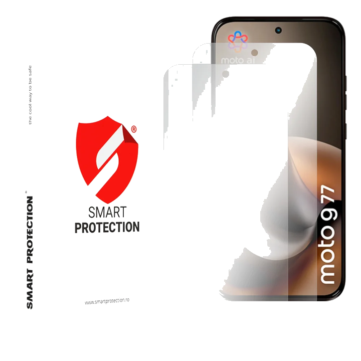 Schutzfolie Smart Protection Premium Classic für Motorola Moto G77, Kunststoff, Set mit 2 Stück