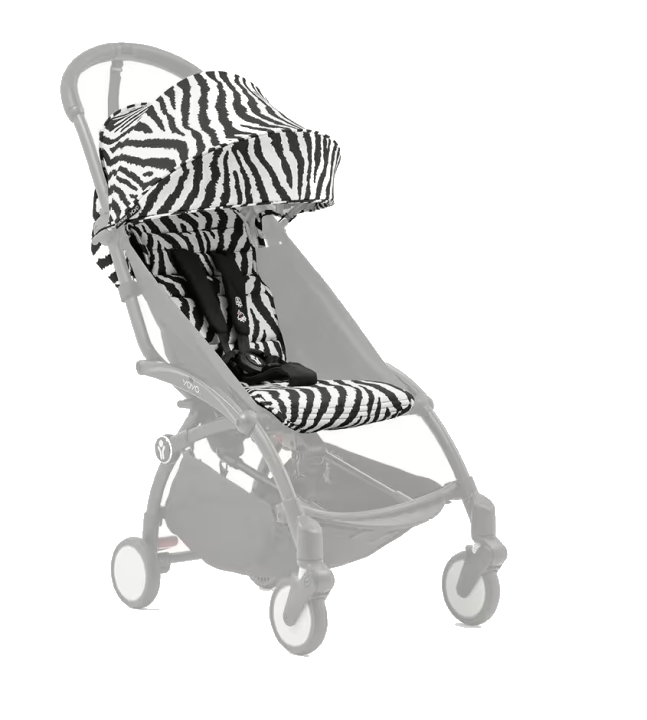 Stokke® YOYO® 6+ Textilset für Kinderwagen Zebra
