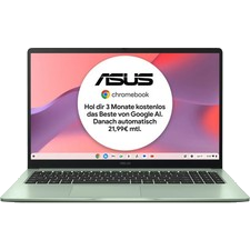 ASUS CX1505CTA-S70254 Chromebook 15,6 Zoll 4 GB RAM Intel N-Series 3,4 GHz Grün