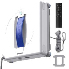 Lubluelu Fensterputzer Fensterputzroboter mit Fernbedienung Dual-Sprüher 7000Pa